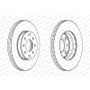 FERODO Brzdový kotúč DDF1603C FERODO Brzdový kotúč DDF1603C