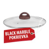 Pokrievka MagicHome Black Marble Line, 26 cm Pokrievka MagicHome Black Marble Line, 26 cm