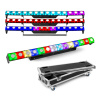 BeamZ set 4 LCB14 Hybridných Sunstrip LED rámp v transportnom kufri - WW/RGB s pixel control BeamZ set 4 LCB14 Hybridných Sunstrip LED rámp v transportnom kufri - WW/RGB s pixel control