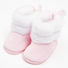 NEW BABY Dojčenské zimné čižmy New Baby ružové Veľ. 0-3 m
