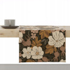 Behun na stol - Behúň odtiene hnedej 260 x 40 cm (Vzor jesenného behúňa AT07 | jesenné kvety) Behun na stol - Behúň odtiene hnedej 260 x 40 cm (Vzor jesenného behúňa AT07 | jesenné kvety)
