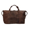 Kožená cestovná taška hnedá - Greenwood Krodis hnedá Kožená cestovná taška hnedá - Greenwood Krodis hnedá