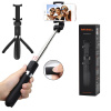 Techsuit Selfie tyč L01s Statív Bluetooth ovládač 70cm Čierna Techsuit Selfie tyč L01s Statív Bluetooth ovládač 70cm Čierna