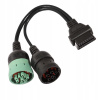 KÁBLOVÝ ADAPTÉR 6PIN J1708 9PIN J1939 pre diagnostické nástroje nákladných vozidiel KÁBLOVÝ ADAPTÉR 6PIN J1708 9PIN J1939 pre diagnostické nástroje nákladných vozidiel