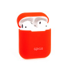 AppleMix Puzdro / obal pre Apple AirPods 2019 s bezdrôtovým puzdrom EPICO - Silikónové - Červené AppleMix Puzdro / obal pre Apple AirPods 2019 s bezdrôtovým puzdrom EPICO - Silikónové - Červené
