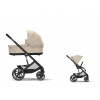 CYBEX Balios S Lux 2.0 + Cot S Lux Set + fusak Snøgga 2 ZADARMO almond beige/black 2025 CYBEX Balios S Lux 2.0 + Cot S Lux Set + fusak Snøgga 2 ZADARMO almond beige/black 2025
