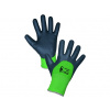 CXS Povrstvené zimní rukavice ROXY DOUBLE WINTER, černo-zelené, vel. 10