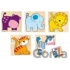 Goki minipuzzle Safari 5 obrázkov Goki minipuzzle Safari 5 obrázkov