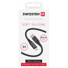 SWISSTEN DATOVÝ KABEL SOFT SILICONE USB-A / LIGHTNING 0,4 M ČERNÝ SWISSTEN DATOVÝ KABEL SOFT SILICONE USB-A / LIGHTNING 0,4 M ČERNÝ