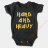 Dojčenské body krátky rukáv - Hard and Heavy Dojčenské body krátky rukáv - Hard and Heavy