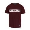 PitBull West Coast tričko pánske HILLTOP 170 dark burgundy Veľkosť: M, Farba: bordová PitBull West Coast tričko pánske HILLTOP 170 dark burgundy Veľkosť: M, Farba: bordová
