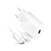 Nabíjačka sieťová FORCELL TFK-TC-20WPD iPhone 11,12 LIGHTNING 3A 20W (Cestovná nabíjačka Forcell s USB C zásuvkou s pripájacím káblom - 3A 20W s funkciou PD a QC 4.0) Nabíjačka sieťová FORCELL TFK-TC-20WPD iPhone 11,12 LIGHTNING 3A 20W (Cestovná nabíjačka Forcell s USB C zásuvkou s pripájacím káblom - 3A 20W s funkciou PD a QC 4.0)