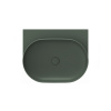 Siko Umyvadlo Ravak Yard 60,5x50 cm grey green mat bez otvoru pro baterii XJX08060000 Siko Umyvadlo Ravak Yard 60,5x50 cm grey green mat bez otvoru pro baterii XJX08060000