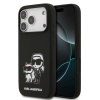 Karl Lagerfeld Liquid Silicone K&CH Sketch MagSafe zadný kryt pre iPhone 17 Pro Black Karl Lagerfeld Liquid Silicone K&CH Sketch MagSafe zadný kryt pre iPhone 17 Pro Black