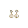 Dámske náušnice Guess JUBE04154JWYGT-U Nerezová oceľ Dámske náušnice Guess JUBE04154JWYGT-U Nerezová oceľ