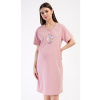 Dámska materská nočná košeľa Sweet - starorůžová 3XL (VIENETTA SECRET) Dámska materská nočná košeľa Sweet - starorůžová 3XL (VIENETTA SECRET)