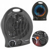 Teplovzdušný ventilátor Kaspar čierny 2000 W s termostatom, 3 úrovne Teplovzdušný ventilátor Kaspar čierny 2000 W s termostatom, 3 úrovne