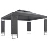 Záhradný altánok BestBerg / 300 x 400 x 260 cm / sivá Záhradný altánok BestBerg / 300 x 400 x 260 cm / sivá