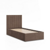 Signal Čalúnená posteľ POLLA 90x200 cm s roštom Hnedá Signal Čalúnená posteľ POLLA 90x200 cm s roštom Hnedá