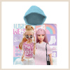 Barbie plážové pončo osuška EWA00016BB Barbie plážové pončo osuška EWA00016BB