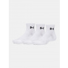 Ponožky Under Armour UA Performance Cotton 3p Qtr Unisex – biele Ponožky Under Armour UA Performance Cotton 3p Qtr Unisex – biele