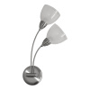 Luxera Svietidlo CARRAT 2xE14 chróm sklo + mrazené sklo 12048 Luxera Svietidlo CARRAT 2xE14 chróm sklo + mrazené sklo 12048