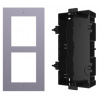Hikvision DS-KD-ACF2 - zápustný rámček 2 moduly Hikvision DS-KD-ACF2 - zápustný rámček 2 moduly