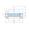 SKF 53212 axiální kuličkové ložisko SKF 53212 axiální kuličkové ložisko