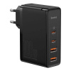 Baseus GaN2 Pro rýchlonabíjací adaptér 2x USB-C 2x USB-A 100W čierny Baseus GaN2 Pro rýchlonabíjací adaptér 2x USB-C 2x USB-A 100W čierny