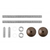 Spojovací materiál pre madlo CB - Spojovací materiál pre ks DREVO BRA - bronz antik (BR) | MP-KOVANIA.sk Spojovací materiál pre madlo CB - Spojovací materiál pre ks DREVO BRA - bronz antik (BR) | MP-KOVANIA.sk