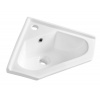 Aqualine Keramické umývadlo rohové 41x41cm, na nábytok 1601-40 Aqualine Keramické umývadlo rohové 41x41cm, na nábytok 1601-40