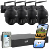 Monitorovací set DVS SET 4 OTOČNÝCH WIFI KAMIER 5MPX MONITORING 1TB Monitorovací set DVS SET 4 OTOČNÝCH WIFI KAMIER 5MPX MONITORING 1TB