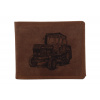 Pánska peňaženka MERCUCIO svetlohnedý vzor 63 traktor II 2911908 Pánska peňaženka MERCUCIO svetlohnedý vzor 63 traktor II 2911908