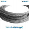 Náhrada Castex: Oceľové lano 8,43 m pre QJY3.0-D (starý typ) Náhrada Castex: Oceľové lano 8,43 m pre QJY3.0-D (starý typ)
