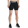 Under Armour PLAY UP 2-IN-1 SHORTS W čierne 1351981-001 Under Armour PLAY UP 2-IN-1 SHORTS W čierne 1351981-001