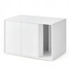 Moderná skrinka na mačací záchod, biela, 80x50x53 cm Moderná skrinka na mačací záchod, biela, 80x50x53 cm