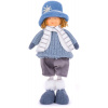 Postavička MagicHome Vianoce, Chlapček s modrým klobúkom, modrý, látkový, 16x10x36 cm Postavička MagicHome Vianoce, Chlapček s modrým klobúkom, modrý, látkový, 16x10x36 cm