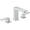HANSGROHE Metropol 3-otvorová umývadlová batéria s páčkovými rukoväťami, s odtokovou súpravou Push-Open, plná páka, výška výtoku 109 mm, chróm, 32514000 HANSGROHE Metropol 3-otvorová umývadlová batéria s páčkovými rukoväťami, s odtokovou súpravou Push-Open, plná páka, výška výtoku 109 mm, chróm, 32514000