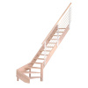 StarWood Schody Mykonos Pro bukové pravé 90cm otvorené dizajn.drev.zábradlie StarWood Schody Mykonos Pro bukové pravé 90cm otvorené dizajn.drev.zábradlie