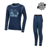 SENSOR DOUBLE FACE SET ADVENTURE detský tričko dl.rukáv + spodky deep blue Veľkosť: 100 SENSOR DOUBLE FACE SET ADVENTURE detský tričko dl.rukáv + spodky deep blue Veľkosť: 100