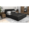 FRONTI Posteľ LINCOLN 140x200 čierna s úložným priestorom - menčester - LINCOLN 100 FRONTI Posteľ LINCOLN 140x200 čierna s úložným priestorom - menčester - LINCOLN 100