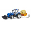 BRUDER 2187 Traktor New Holland T5.120 s čelným nakladačom, sklápacím boxom a vidlami BRUDER 2187 Traktor New Holland T5.120 s čelným nakladačom, sklápacím boxom a vidlami