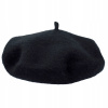 Dámsky baret French Woolen Black (Dámsky BERET FRENCH vlnený ČIERNY elegantný) Dámsky baret French Woolen Black (Dámsky BERET FRENCH vlnený ČIERNY elegantný)