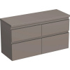 Skrinka pod umývadlo Jungborn TRENTA čadičovo sivá lesklá 116,7 x 64,6 x 44,5 cm Skrinka pod umývadlo Jungborn TRENTA čadičovo sivá lesklá 116,7 x 64,6 x 44,5 cm