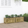 Prolenta Maison Exclusive Záhradné kvetináče 2 ks impregnované borovicové drevo