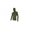 Pánske tričko dl.rukáv s kapucňou SENSOR MERINO DF safari green S Pánske tričko dl.rukáv s kapucňou SENSOR MERINO DF safari green S