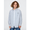 GAP Detská oversize košeľa Oxford Modrá S GAP Detská oversize košeľa Oxford Modrá S