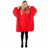 Springos Mikinová deka OVERSIZED červená Springos Mikinová deka OVERSIZED červená