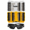 DeWALT Sada bitů (47 ks) a pracovních brýlí DT70703 DeWALT Sada bitů (47 ks) a pracovních brýlí DT70703