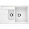 Blanco Metra 6 Silgranitový drez, 78x50 cm, s ovládaním odtoku, biela 513468 Blanco Metra 6 Silgranitový drez, 78x50 cm, s ovládaním odtoku, biela 513468